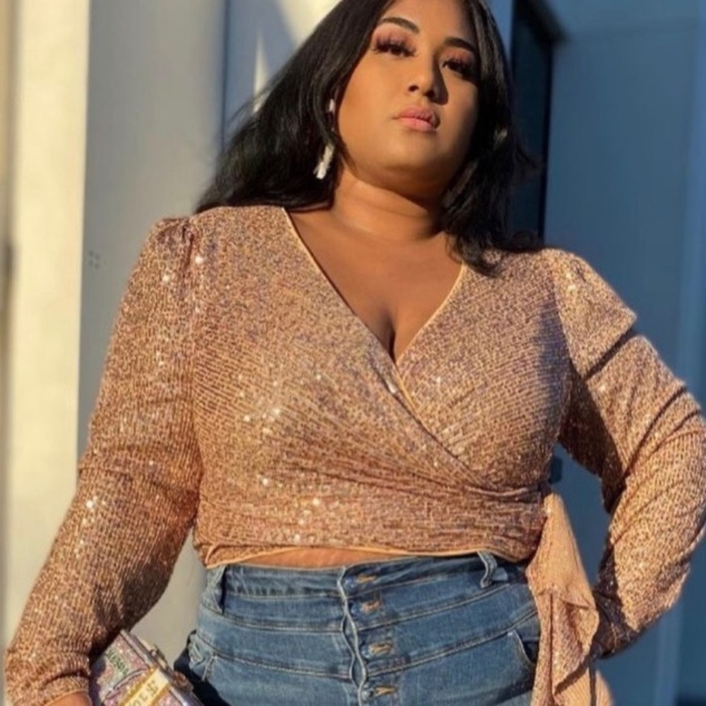 Sequin top from FTF
